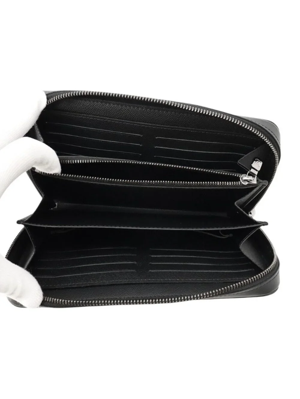 Louis Vuitton Wallet Monogram Eclipse Zippy XL Black